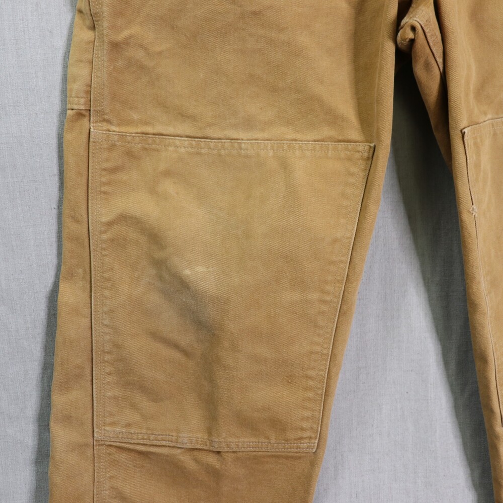 Vintage Carhartt Duck Overalls Men’s 42x30 Brown Workwear USA Made Distressed - Picture 9 of 16